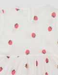 Little M Print Strawberry Pakaian Setelan Bayi