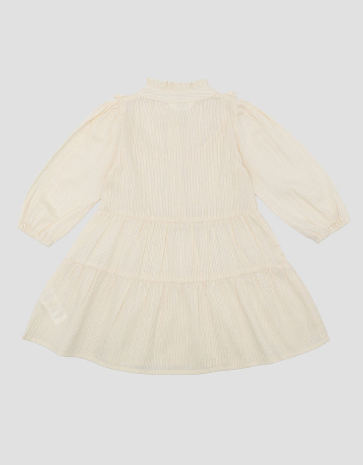 Little M Woven Textured Midi Dress Bayi