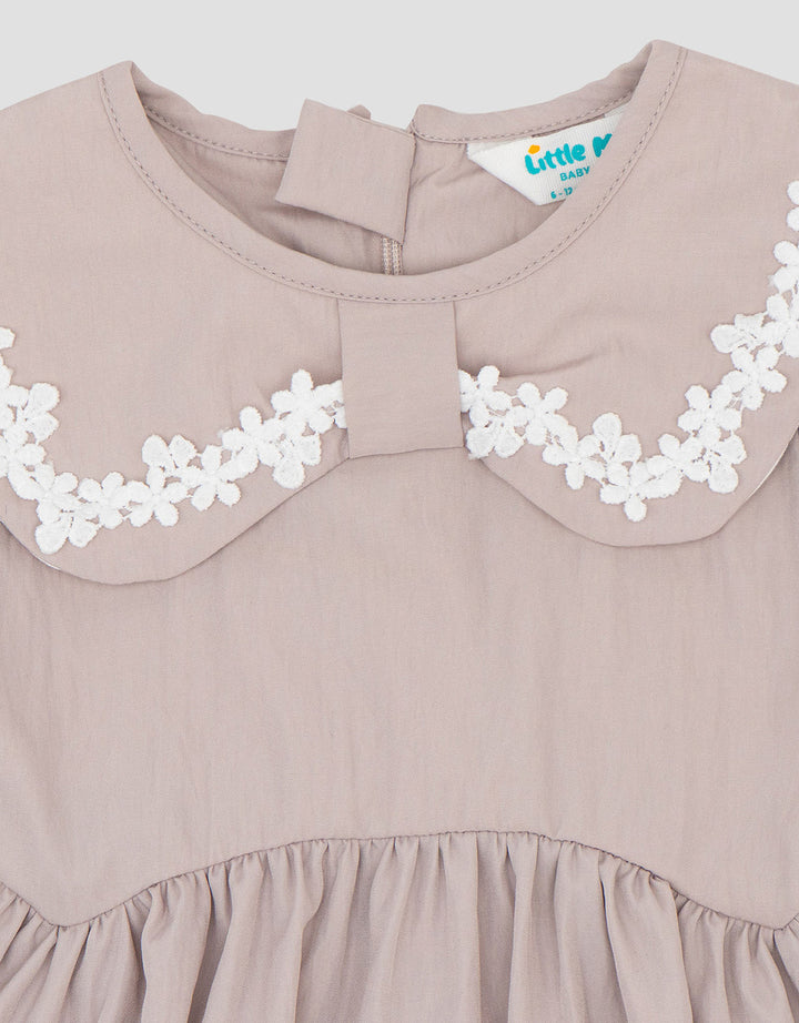Little M Woven Papertouch Dress Bayi
