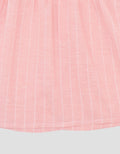 Little M Woven Salur Dress Bayi
