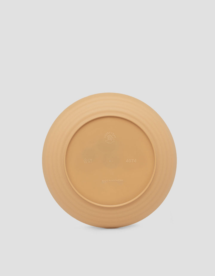 MxM Green Leaf Plate Piring Bulat Lucent 24 x 3.3 cm