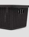 MxM Green Leaf Mosaic Storage Basket S