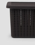 MxM Green Leaf Mosaic Storage Basket M