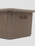 MxM Green Leaf Storage Mosaic Storage Basket L