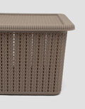 MxM Green Leaf Storage Mosaic Storage Basket L