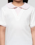Little M 2In1 Kerah Kotak Kaos Anak Perempuan