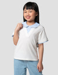 Little M 2In1 Kerah Kotak Kaos Anak Perempuan