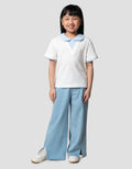 Little M 2In1 Kerah Kotak Kaos Anak Perempuan