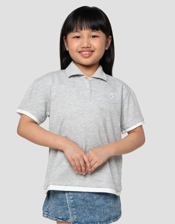 Little M 2In1 Simply Kaos Polo Anak Perempuan