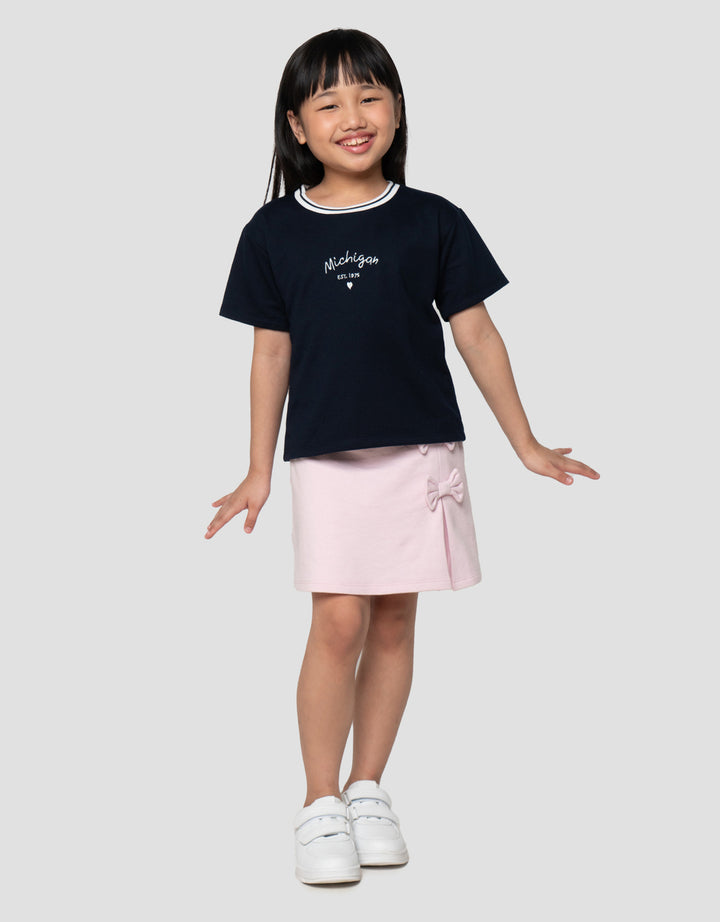 Little M Michigan Kaos Anak Perempuan