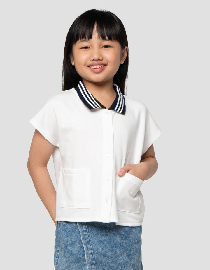 Little M Serut Bear Kaos Anak Perempuan