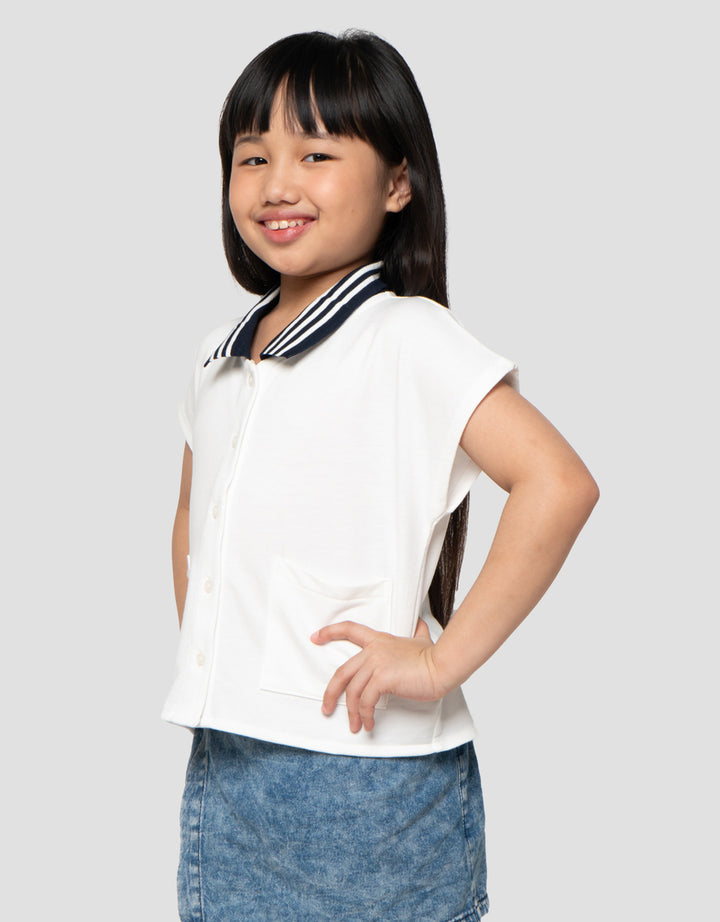 Little M Serut Bear Kaos Anak Perempuan