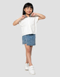 Little M Serut Bear Kaos Anak Perempuan