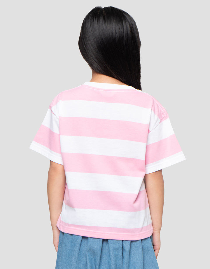 Little M Yarndye With Patch Kaos Anak Perempuan