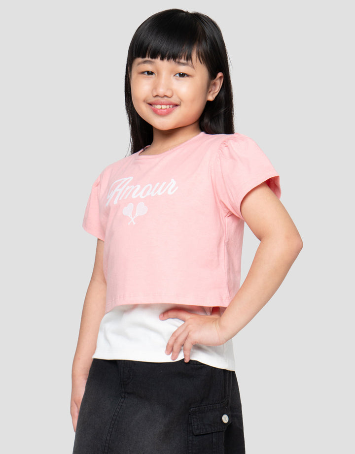Little M 2In1 Amour Kaos Anak Perempuan