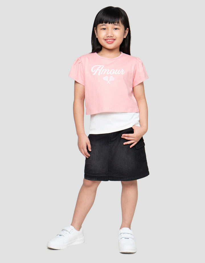 Little M 2In1 Amour Kaos Anak Perempuan