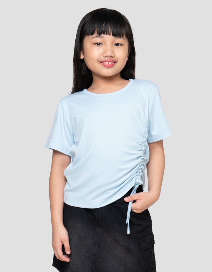 Little M Spandex Serut Kaos Anak Perempuan