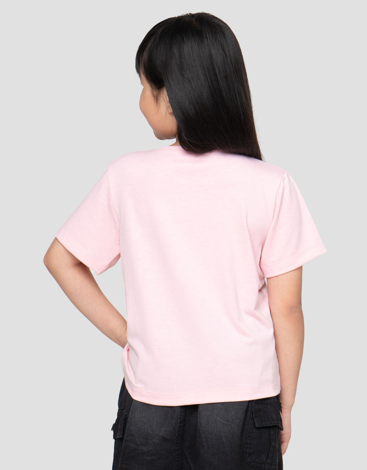 Little M Spandex Serut Kaos Anak Perempuan