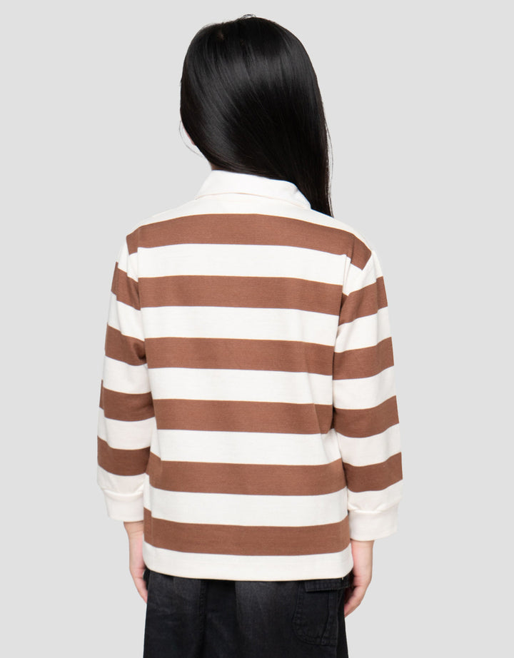 Little M Stripe Kaos Anak Perempuan