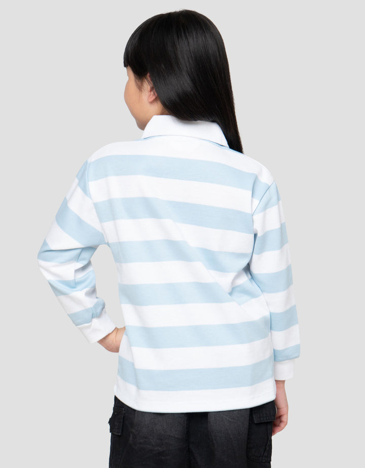 Little M Stripe Kaos Anak Perempuan