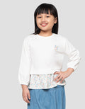 Little M Combi Aop Kaos Anak Perempuan