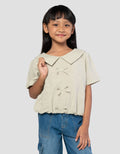 Little M Ss Blouse Kancing Pita Blouse Anak Perempuan