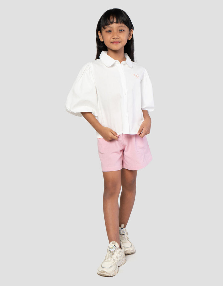 Little M Balon Bordir Blouse Anak Perempuan