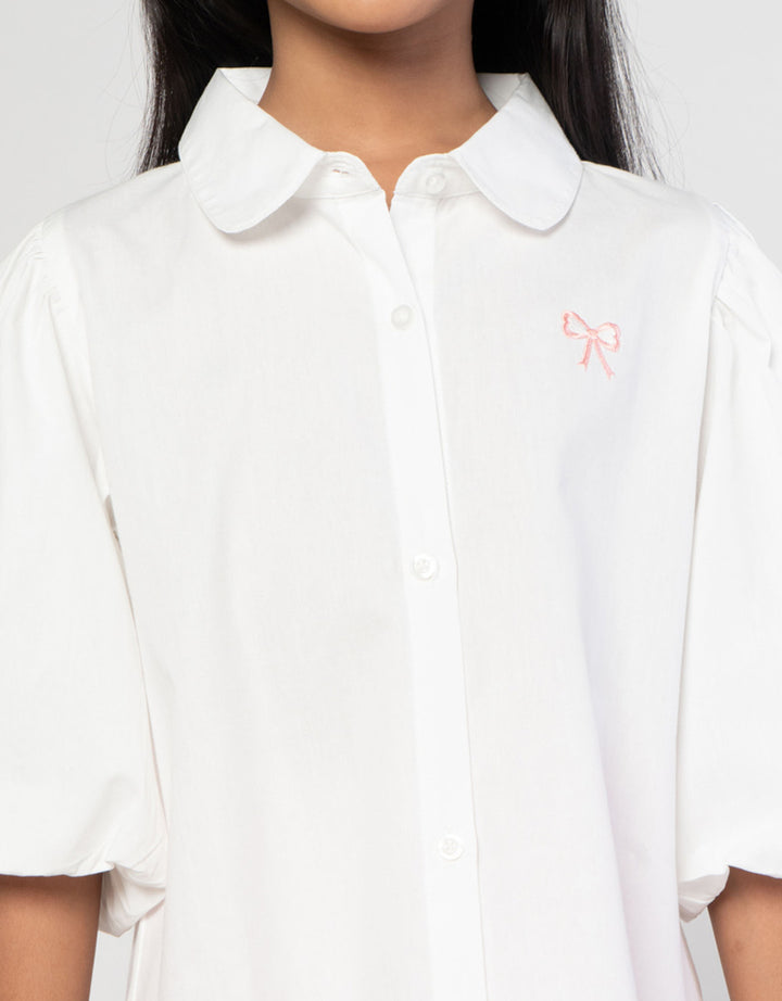 Little M Balon Bordir Blouse Anak Perempuan