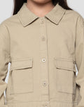 Little M Pocket Twill Jaket Anak Perempuan