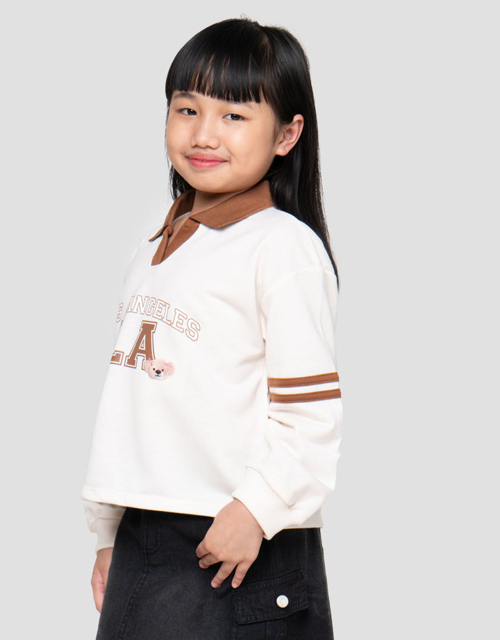 Little M Kerah La Sweater Anak Perempuan