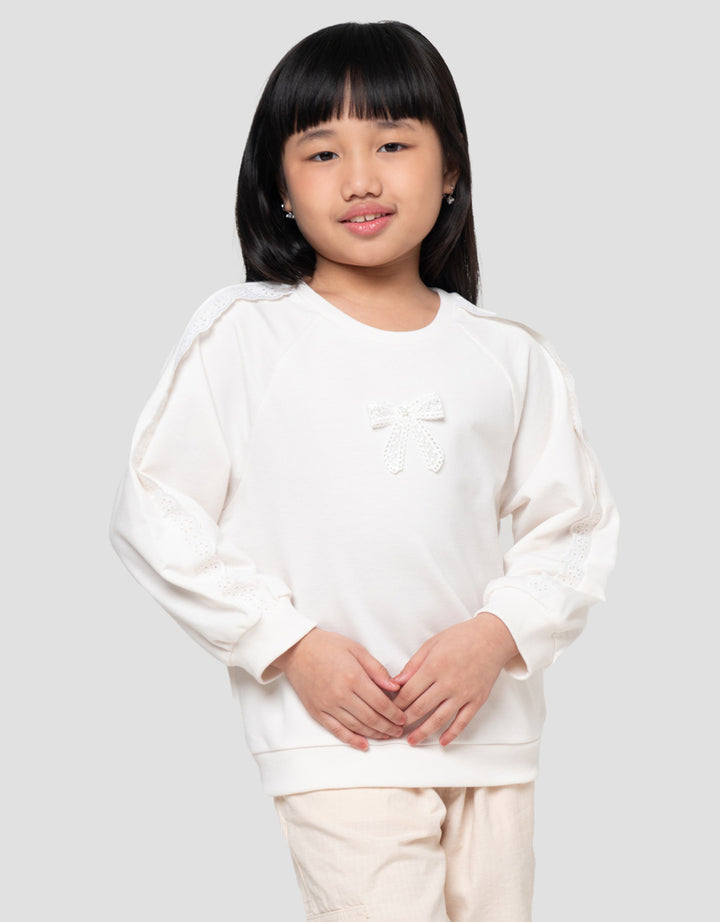 Little M Lace Sweater Anak Perempuan