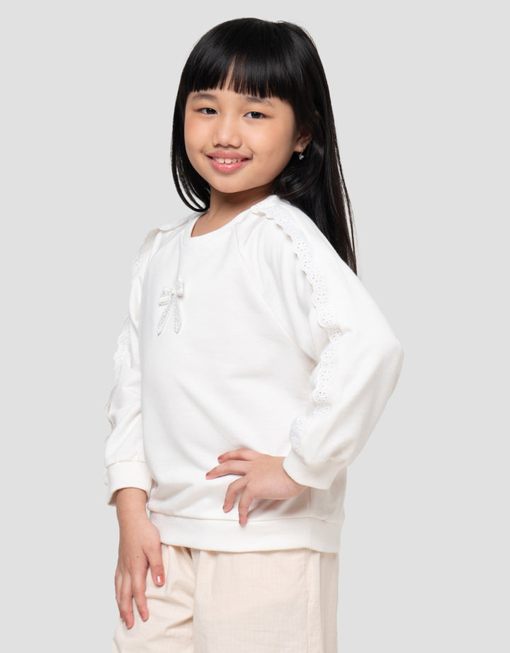 Little M Lace Sweater Anak Perempuan