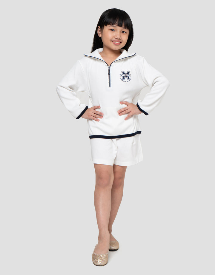 Little M Zipper Sweater Anak Perempuan