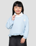 Little M Hoodie Flower Loves Me Not Sweater Anak Perempuan