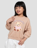 Little M California Bear Sweater Anak Perempuan