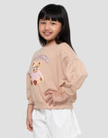 Little M California Bear Sweater Anak Perempuan