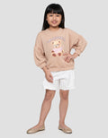 Little M California Bear Sweater Anak Perempuan