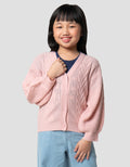 Little M Rajut Cable Cardigan Anak Perempuan