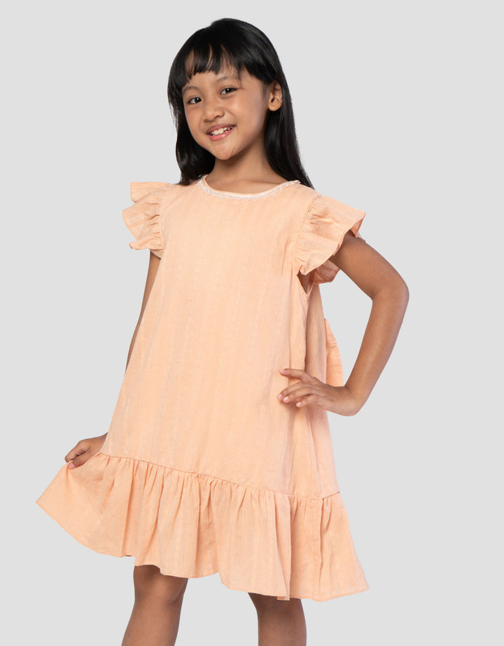 Little M Pita Belakang Midi Dress Anak Perempuan