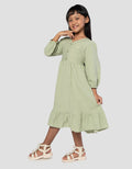 Little M Combi Lace Maxi Dress Anak Perempuan