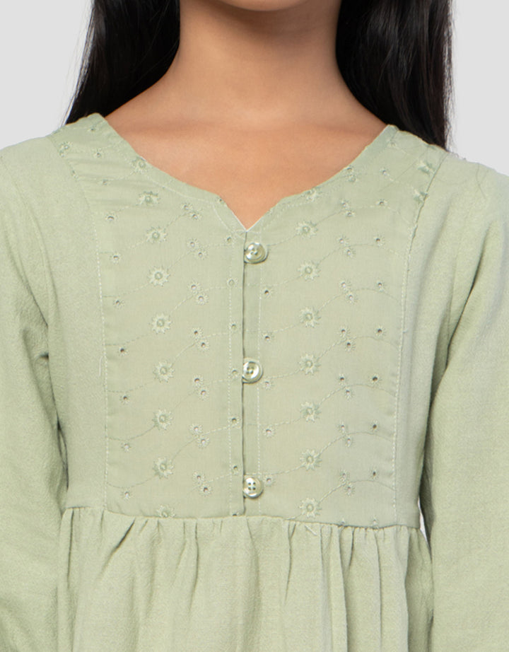 Little M Combi Lace Maxi Dress Anak Perempuan