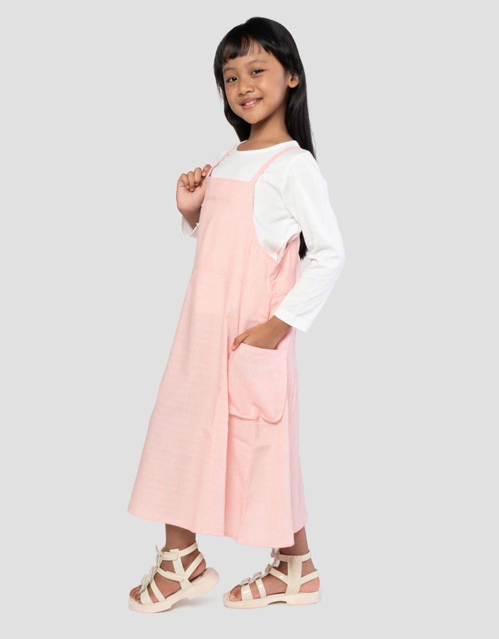 Little M Kantong Maxi Dress Muslim Anak Perempuan