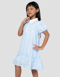 Little M Stripe A Line Midi Dress Anak Perempuan