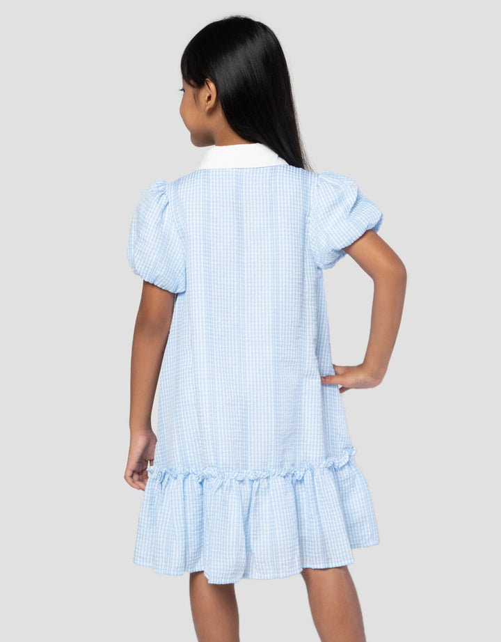 Little M Stripe A Line Midi Dress Anak Perempuan
