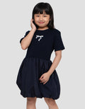 Little M Para Patch Pita Dress Anak Perempuan