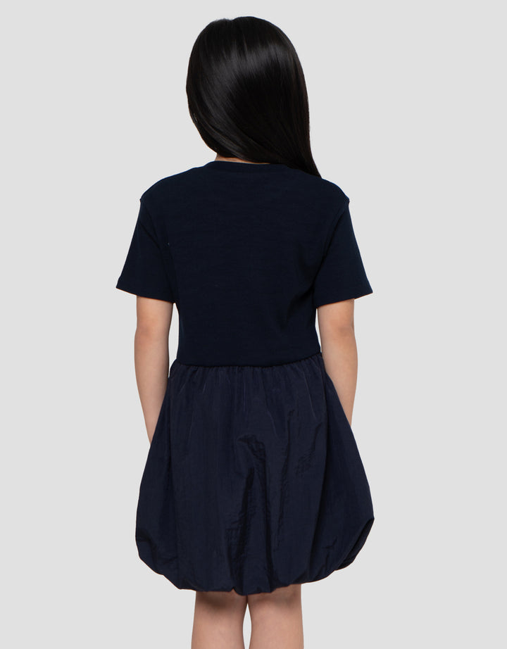 Little M Para Patch Pita Dress Anak Perempuan