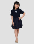 Little M Para Patch Pita Dress Anak Perempuan