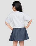 Little M Kombi Woven Manhattan Dress Anak Perempuan