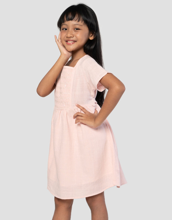 Little M Smock Midi Dress Anak Perempuan