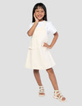 Little M Fake Pocket Overall Dress Anak Perempuan